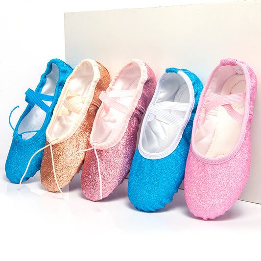 Golden Folk Dance Cat's Paw Performance Ballet Dancing Shoes