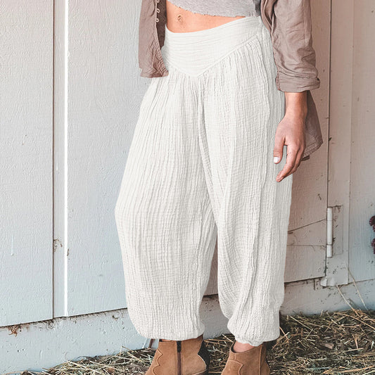 Autumn European And American Women's Clothing Loose Wide-leg Pants
