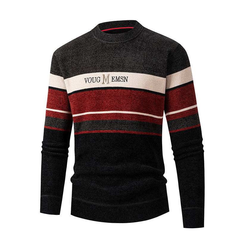 Men's Casual Knitted Fleece Padded Coat Top