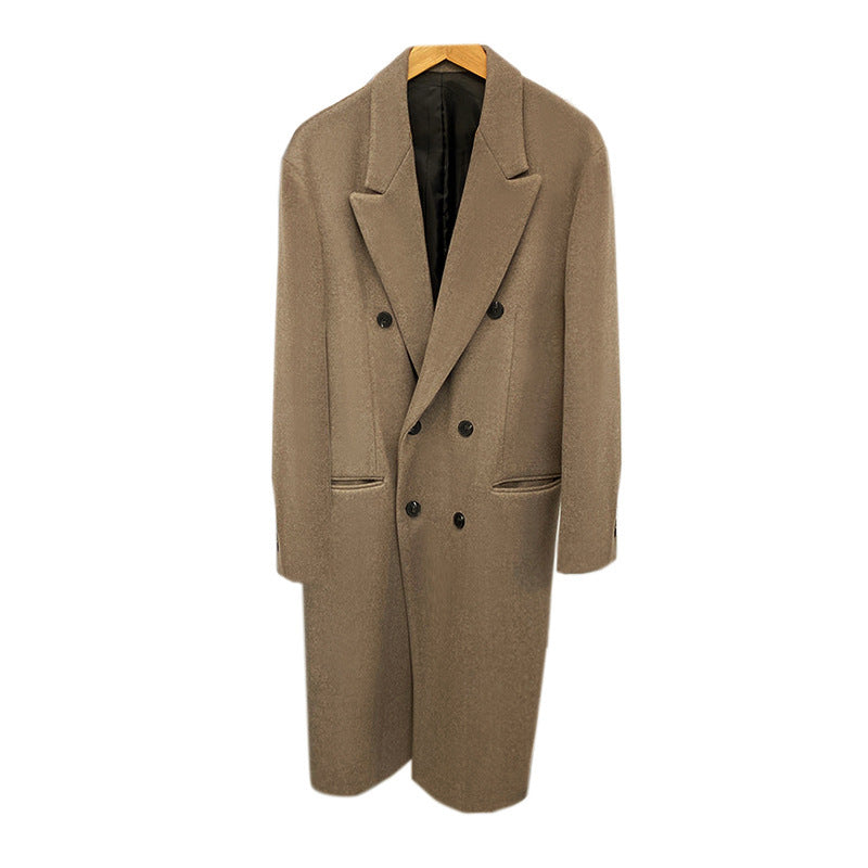 Korean Casual Trendy Wool Coat For Men