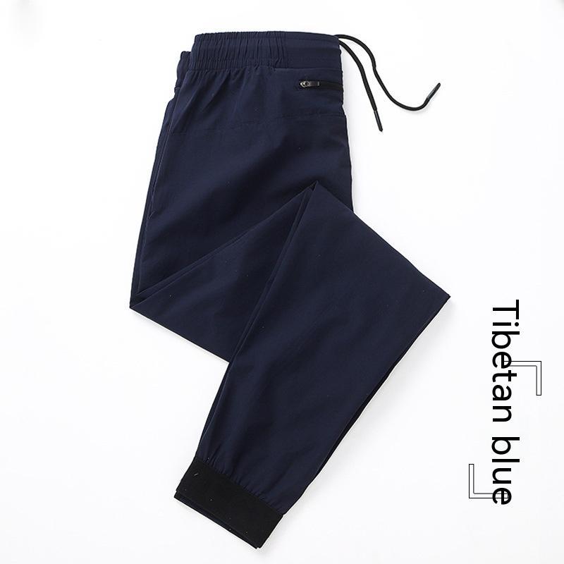 Sports Men Running Large Pocket Drawstring Skinny Pants