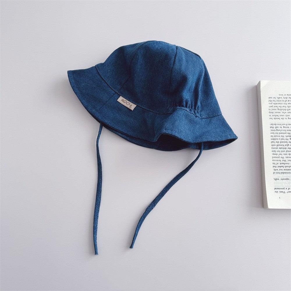 Børne fiskehat i preppy stil