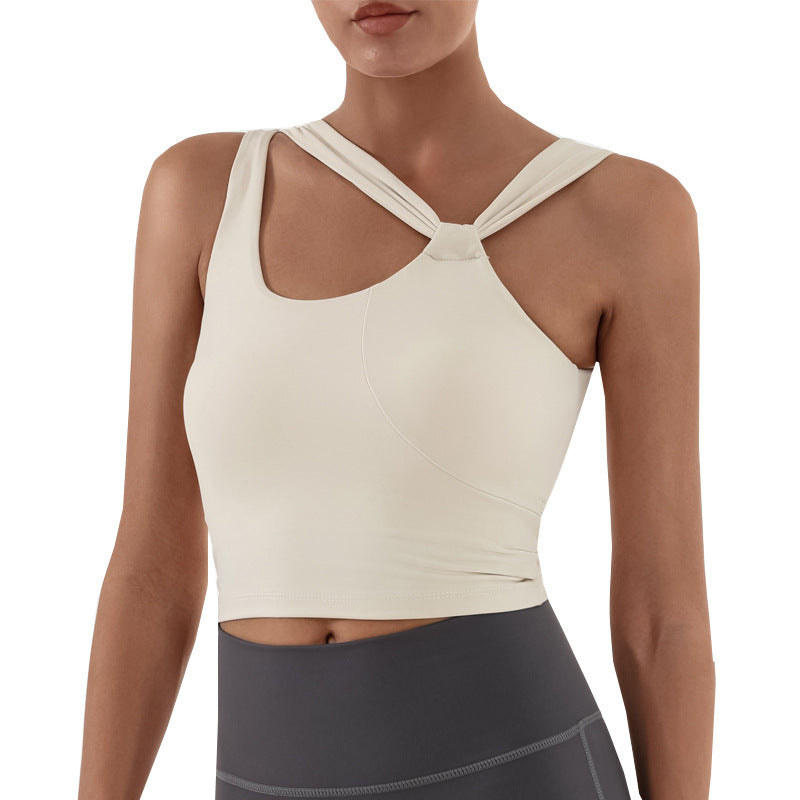 Yoga Vest Naked Women Skin-friendly Sports Top