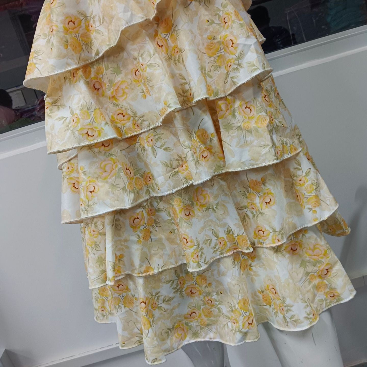 Women's Printed Suspender Dress Summer