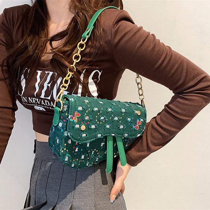 Single Shoulder Messenger Bag Personalized Canvas