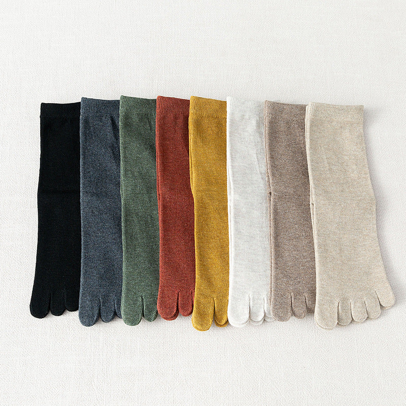 All-match Five-toed  Split Toe Socks Breathable