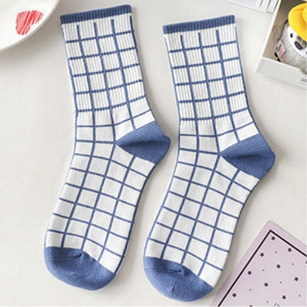 Cute Bear Korean Style Medium Tube Socks