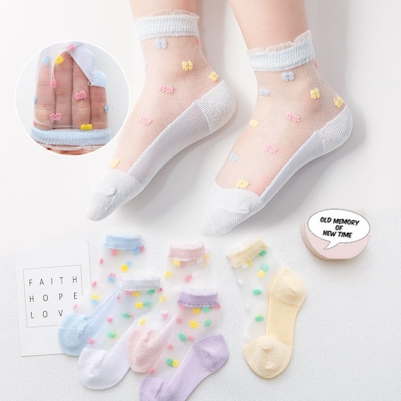 Summer Thin Breathable Ankle Transparent Stockings
