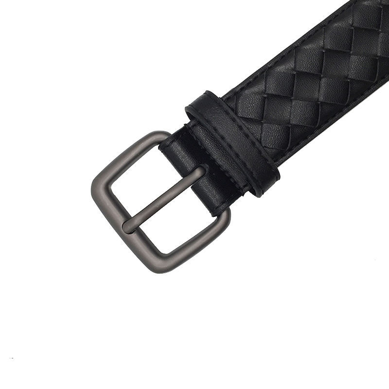 Men's Leather Pin Buckle Belt