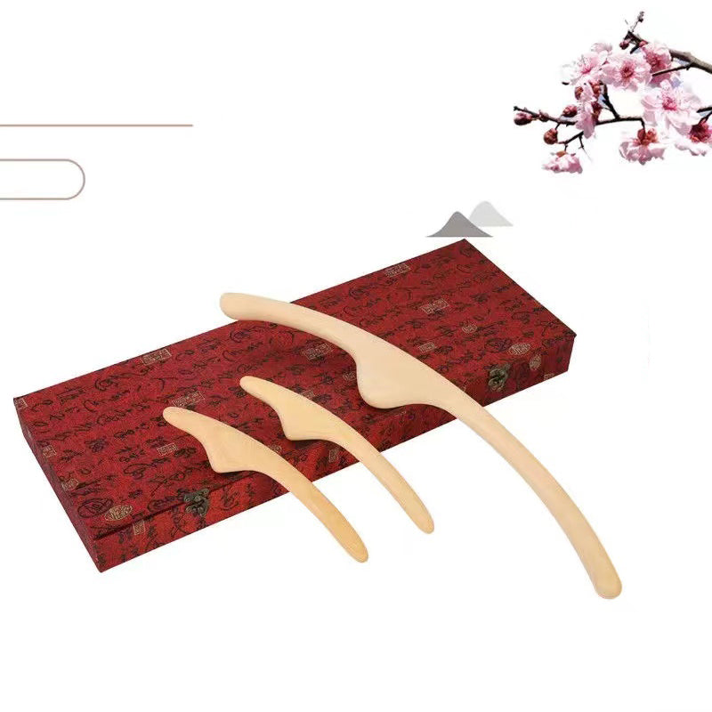 Hinoki Body Shaping Stick Scraping Massaging Stick Beauty Salon