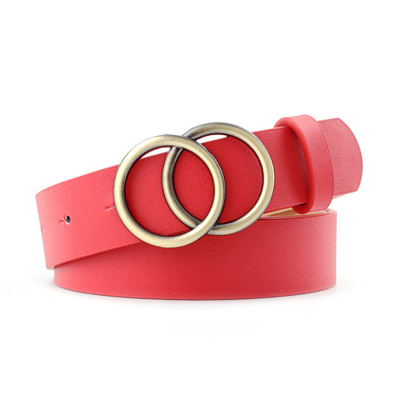 Fashion Ladies Without Needle Hollow Belt