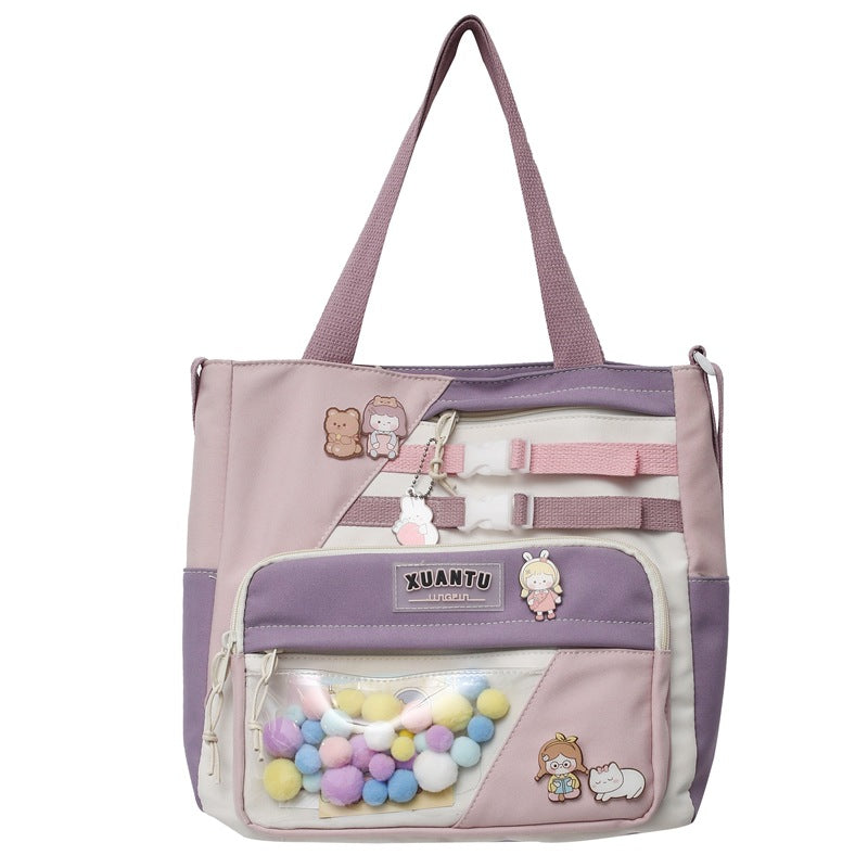 Tooling Style Japanese Casual Large-capacity Shoulder Bag