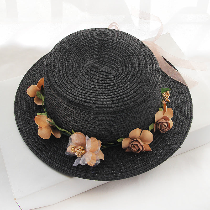 Women's Sun Garland Beach Outdoor Top Hat Sun Protection