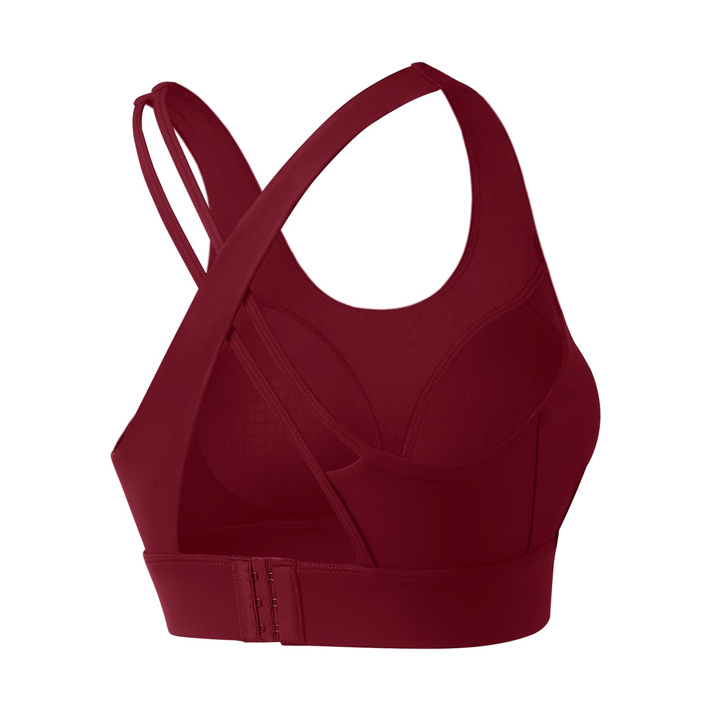 Cross Back Yoga Fixed Cup With Side Support Fitness Vest