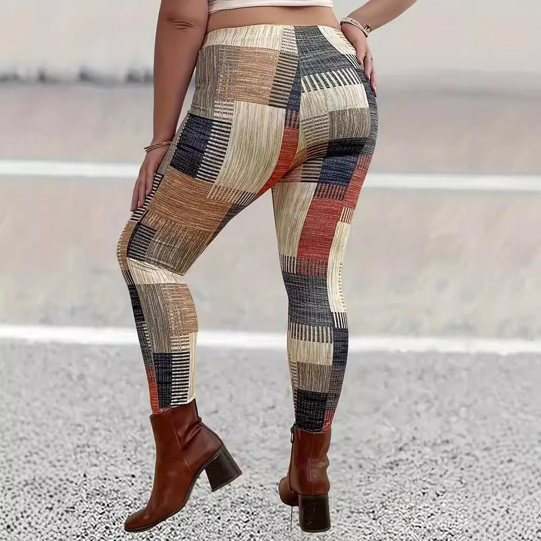 Striped Series Simple Yoga Pants Belly Contracting And Hip Lifting