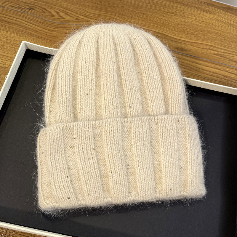 Woolen Korean Version Versatile Melon Skin Hat