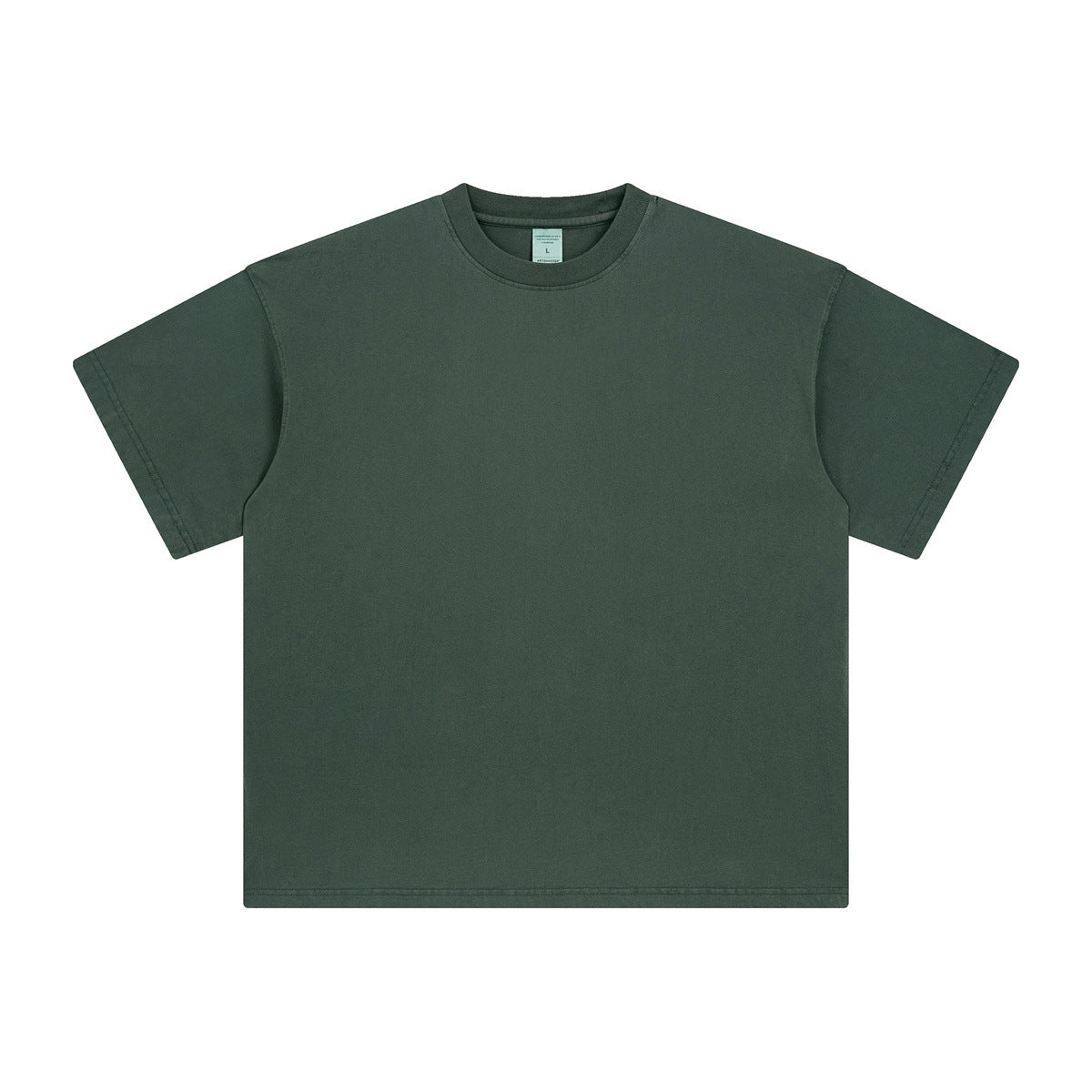 Washed And Worn Dyed Bright White Short Sleeve T-shirt