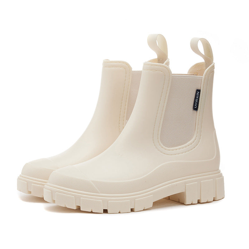 Stylish Mid Calf Womens Rain Bootsmartins