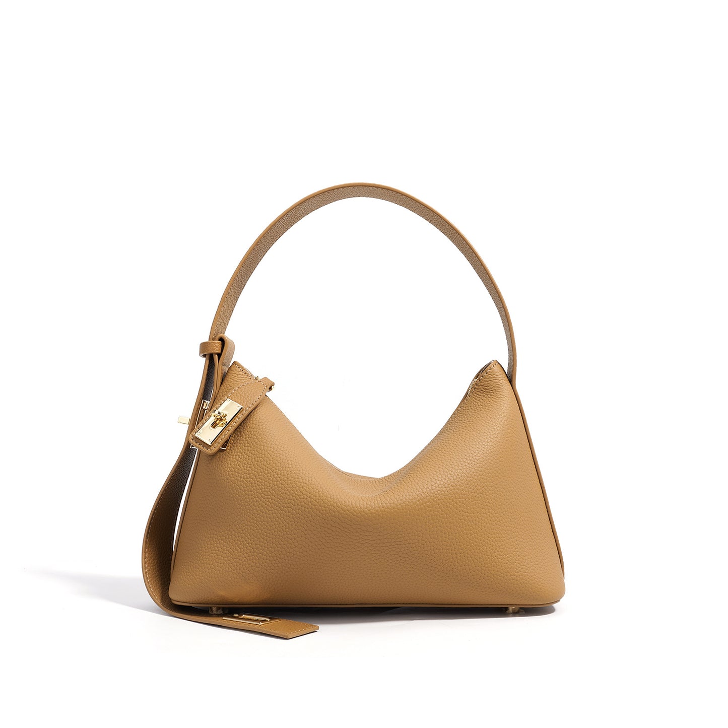 Cowhide Handbag Armpit One Shoulder Genuine Leather Pillow Bag