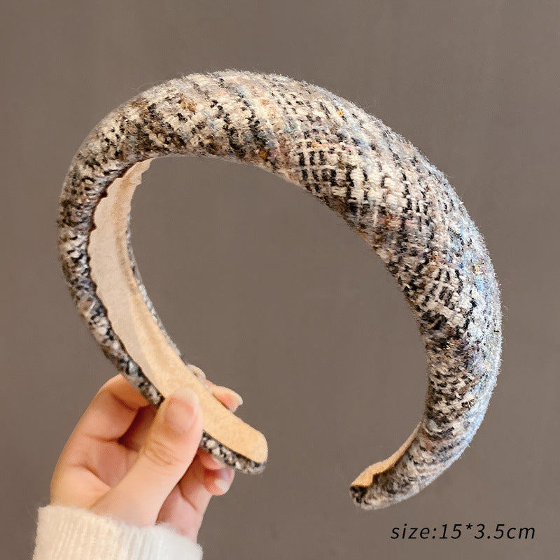 Hot Selling Retro French Style Plush Hair Band For Women