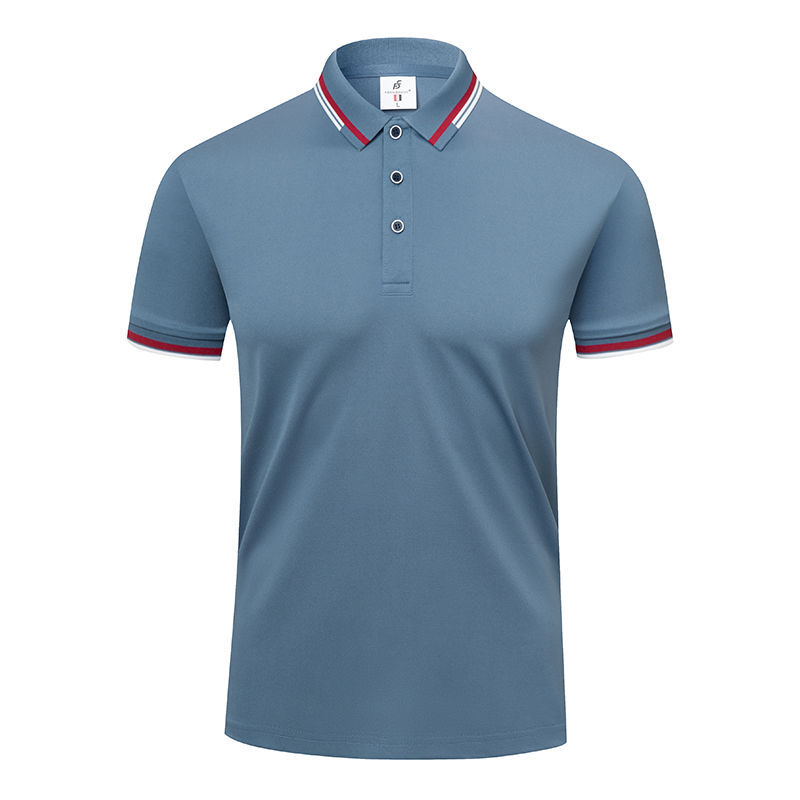 Ice Cotton High-end Enterprise Clothes Lapel Short Sleeve 190g