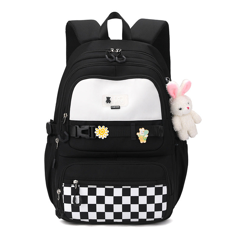 High School Student Burden Reduction Spine Protection Large Capacity Simple Backpack