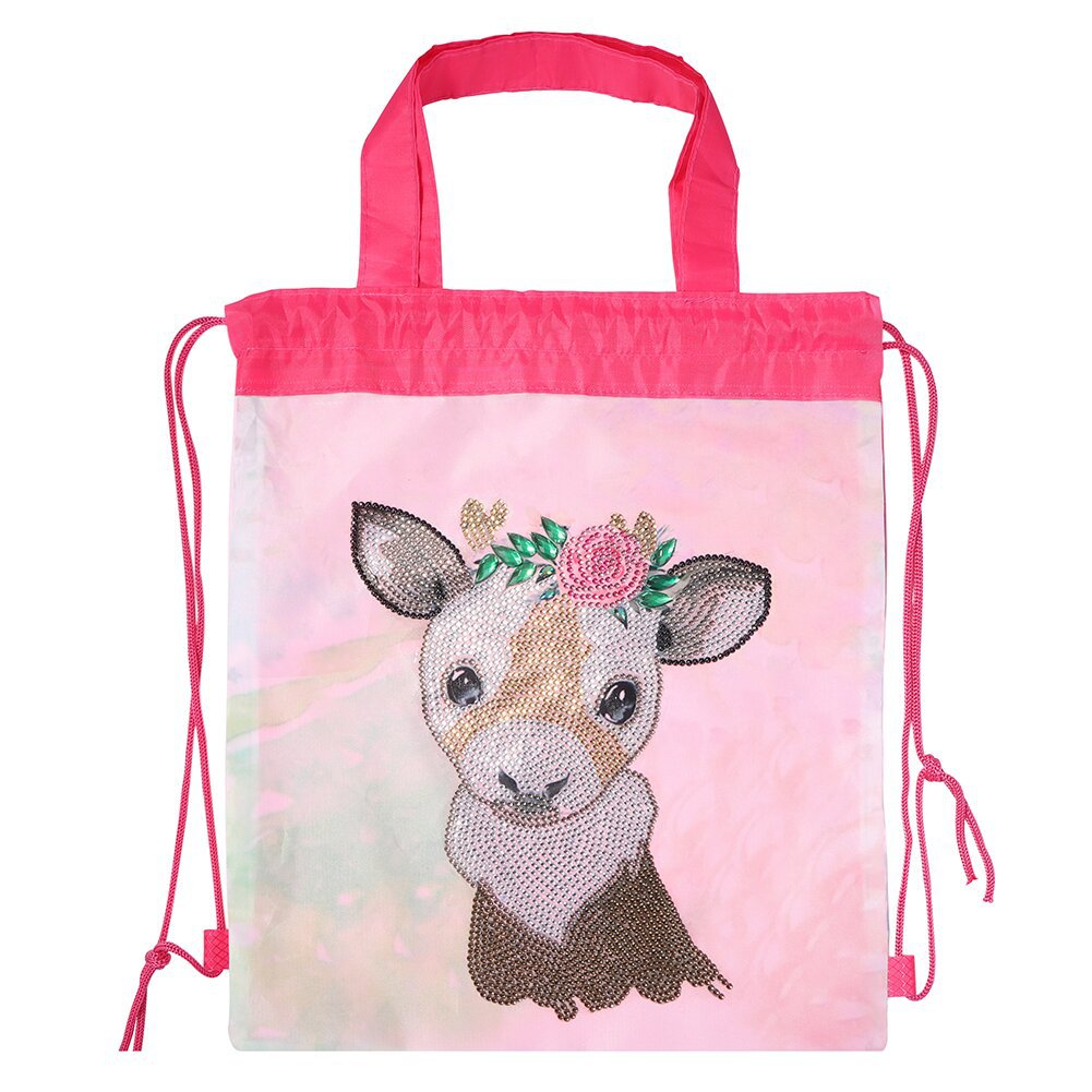 Creative Foreign Trade DIY Diamond Drawstring Back Bag Shopping