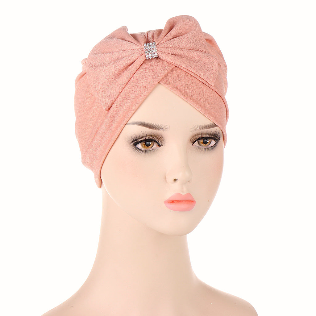 Tangled Bow Fashion Bandana Hat Forehead Cross