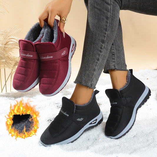 Fleece-lined Insulated Snow Boots
