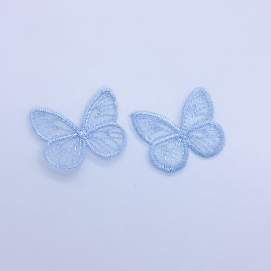 Embroidery Butterfly Piece Hair Accessories Headwear Material Clothing Decoration Accessories