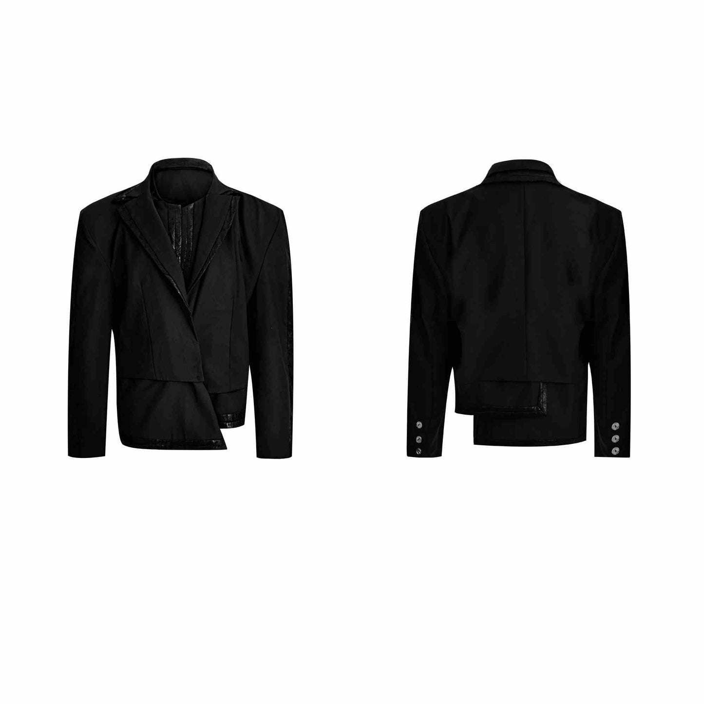 Irregular Fake Two-piece Suit Jacket