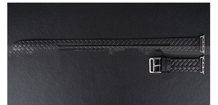 Watch Leather Leaf Pattern Breathable Personality Temperament