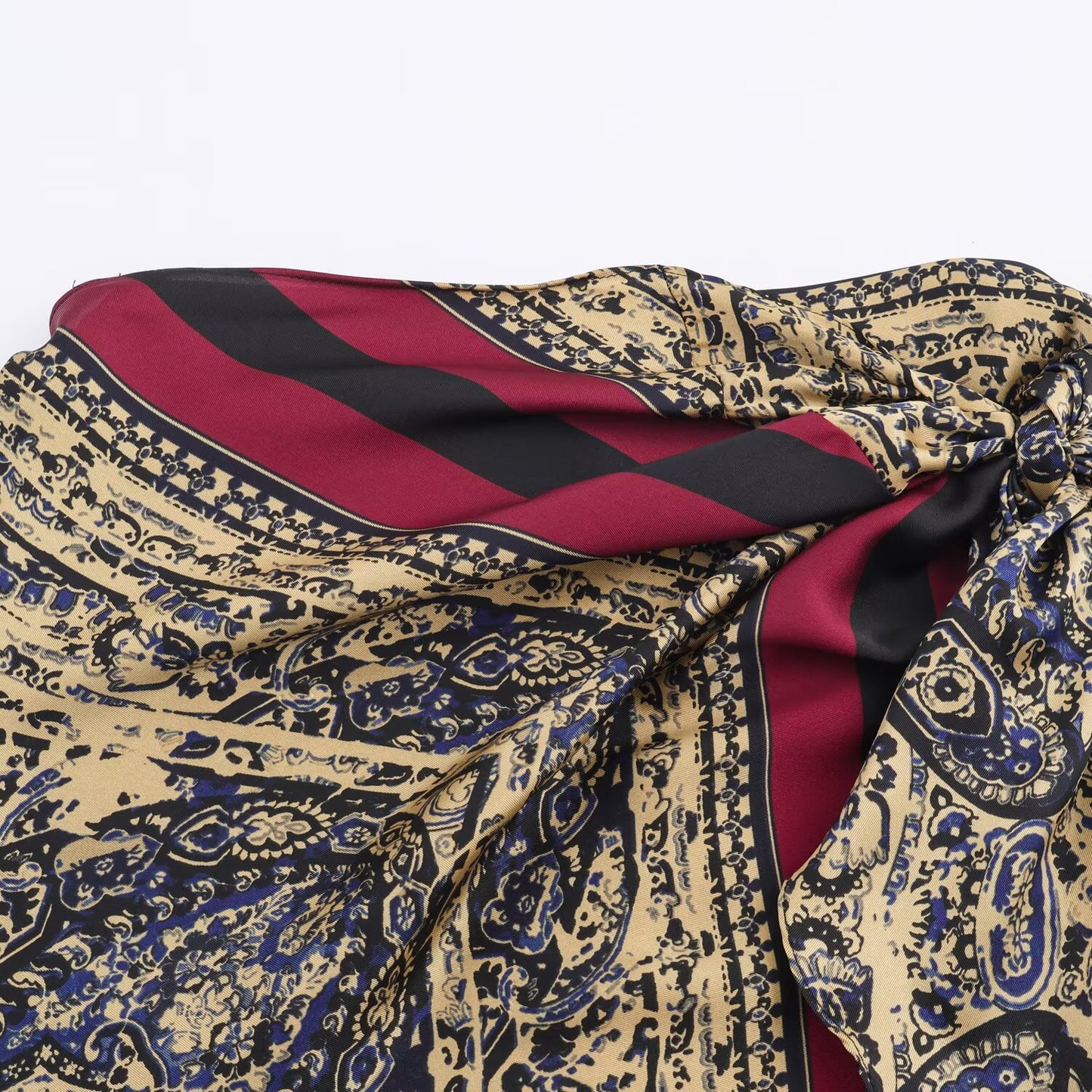 New Fallwinter Stylish Versatile Printed Wrap Skirt