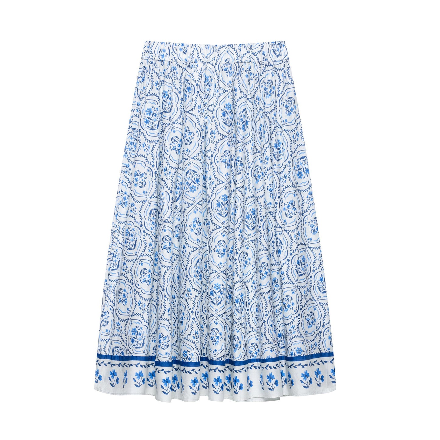 Versatile Chic Midi Skirt For Vacationperfect For Casual Everyday Looks