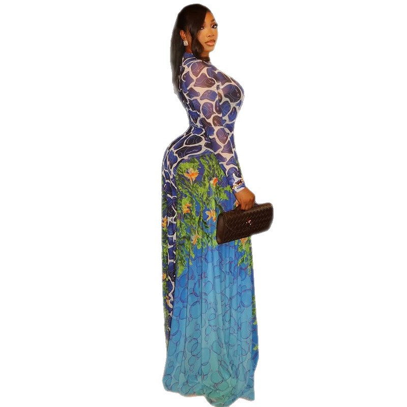 Fashionable Sexy Slightly Sheer Wrap Skirt