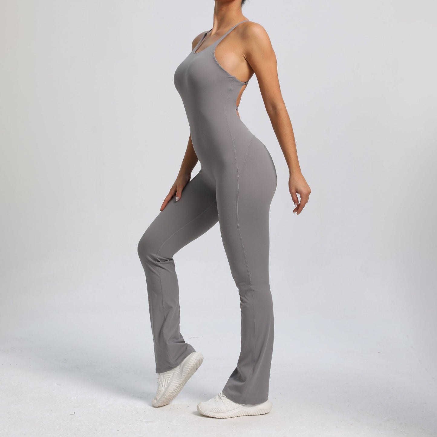 High-intensity Sports Adjustable Shoulder Strap Slightly Tight Yoga Jumpsuit
