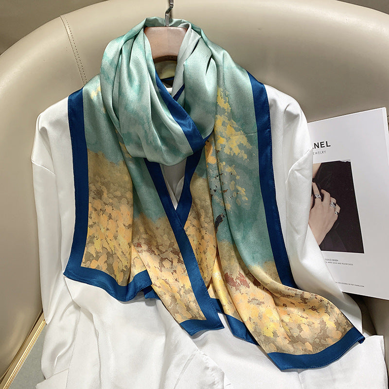 Hangzhou Silk Silk High-end Long Silk Scarf