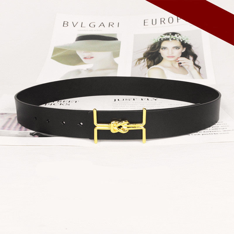 Women's Fashion Leather Decorative Wide Belt