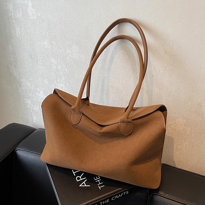 Autumn And Winter Vintage Suede Large Capacity Bag