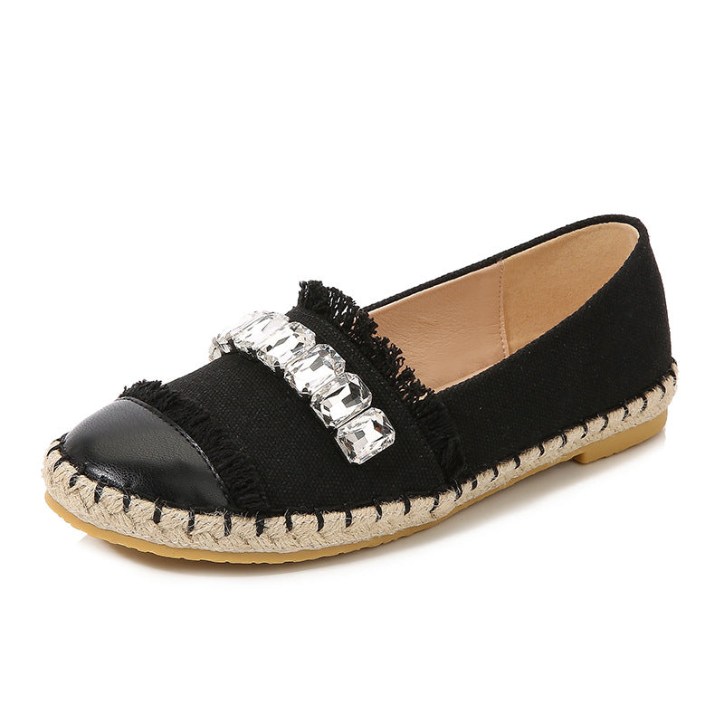 Women's Shoes Are Casual And Round-toe Flat Women's Single Shoes