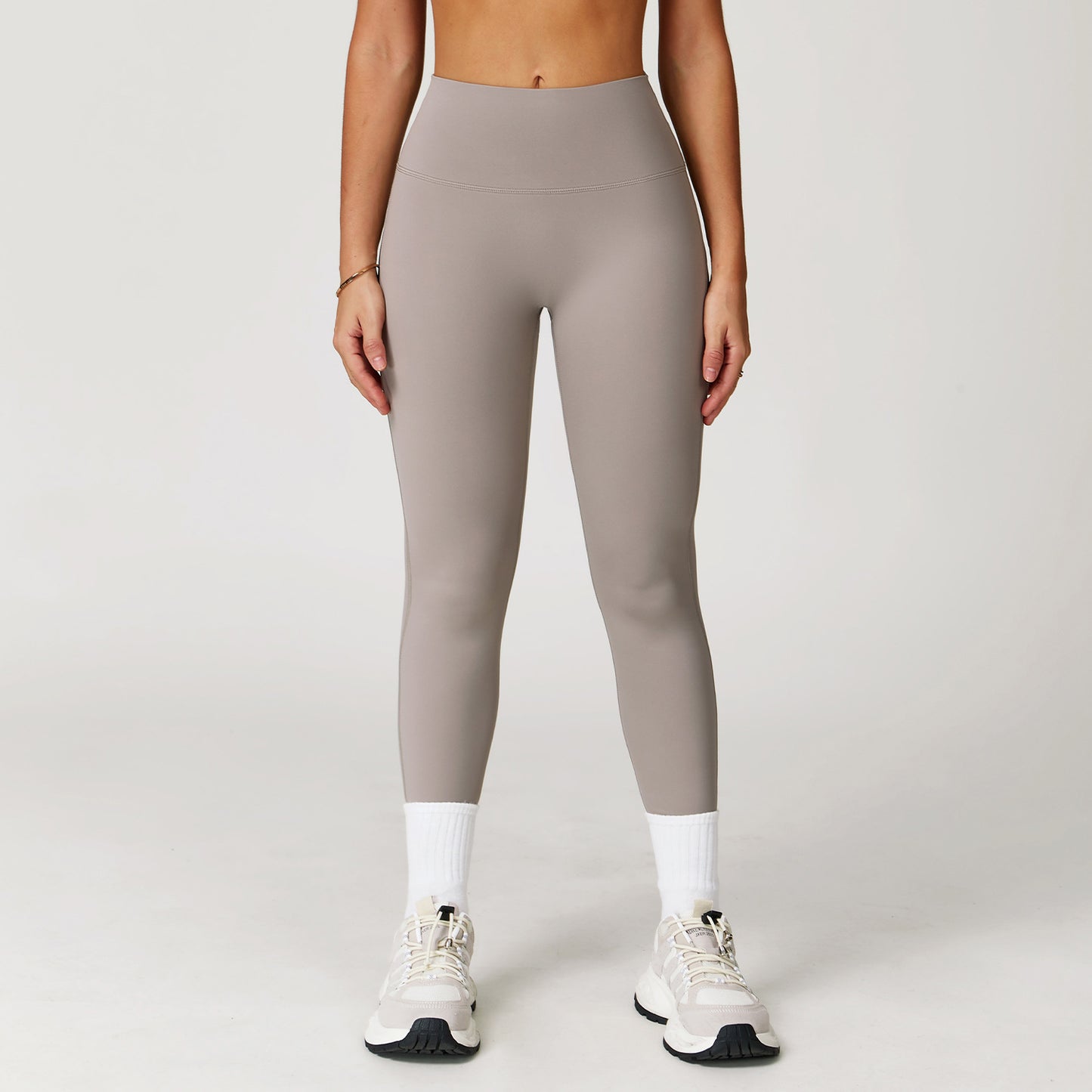 Nude Feel Yoga Trousers High Waist Hip Lift Slim Skinny Pants Women