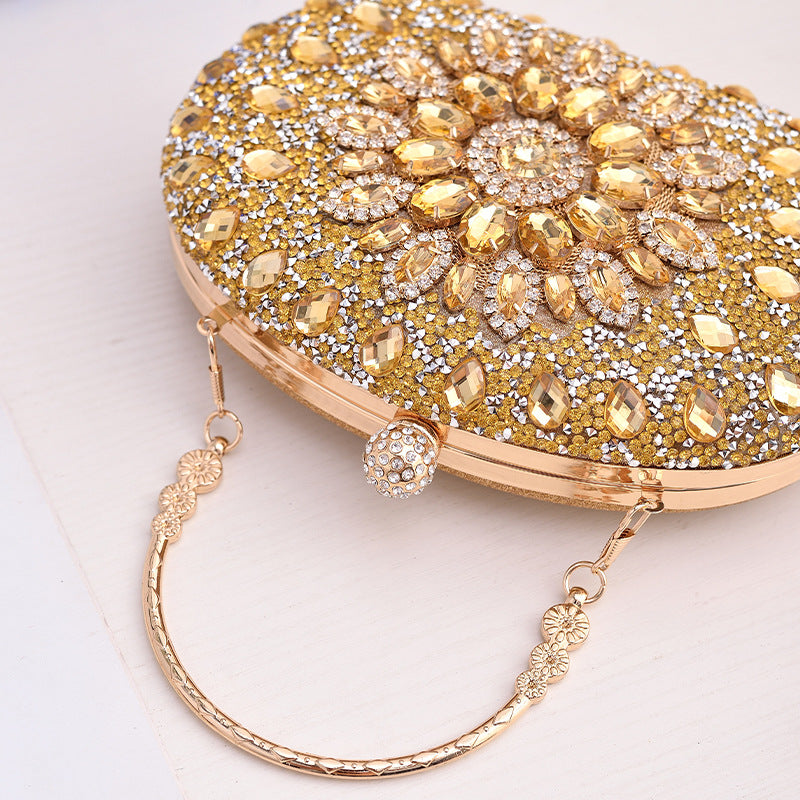 Sunflower Dinner Clutch All Match Dress Female