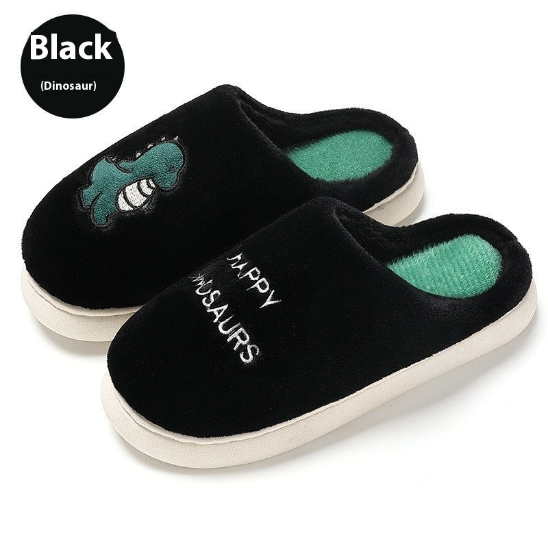 Cute Bear Cotton Slippers Winter Home Indoor