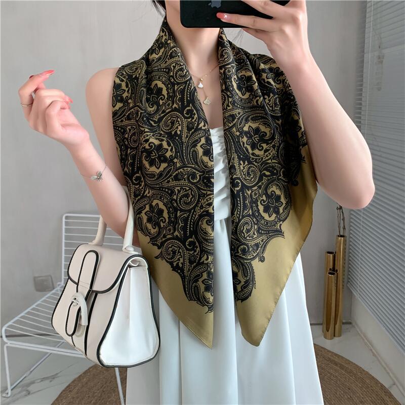 Fashion Home Color Leopard Twill Scarf