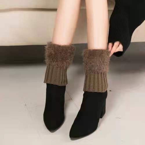 Autumn And Winter New Woolen Boots Cover