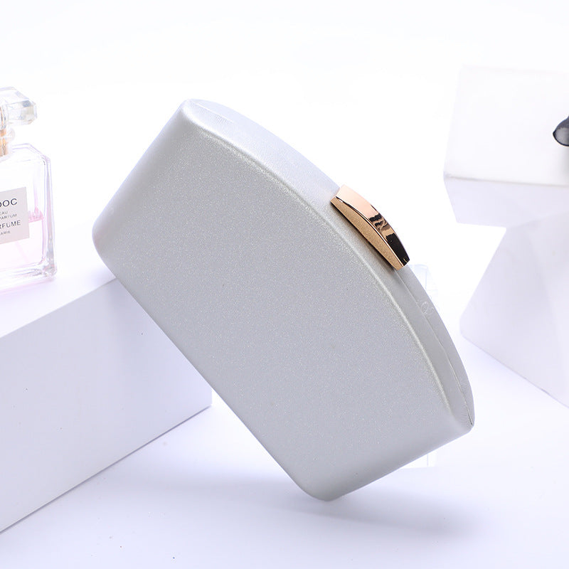 Fashion Crossbody Bag Women Simple Solid Color Fan-shaped