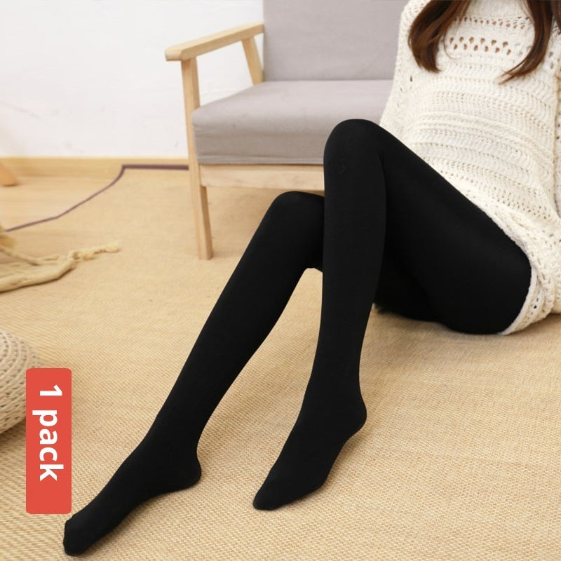 Black See-through Women's Fleece Lining Romper