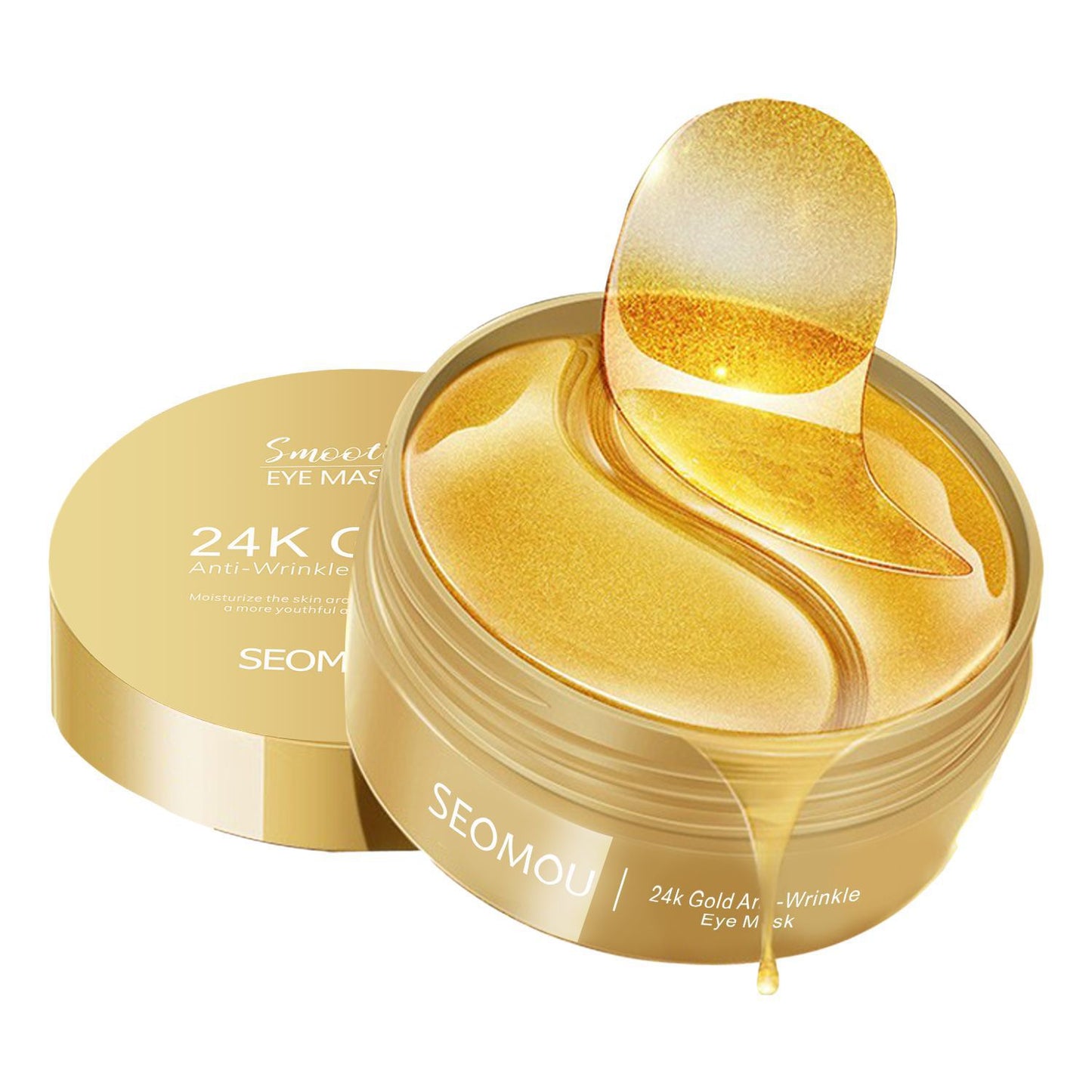 24K Dark Circles Moisturizing Seaweed Eye Mask 60 Pieces