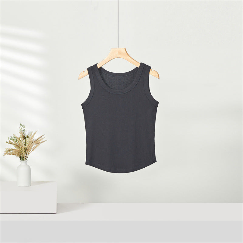 Seamless All-match U-neck Vest Spring And Summer Bottoming Shirt