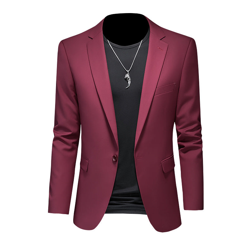 Men's Casual Plus Size Slim-fit Suit Jacket